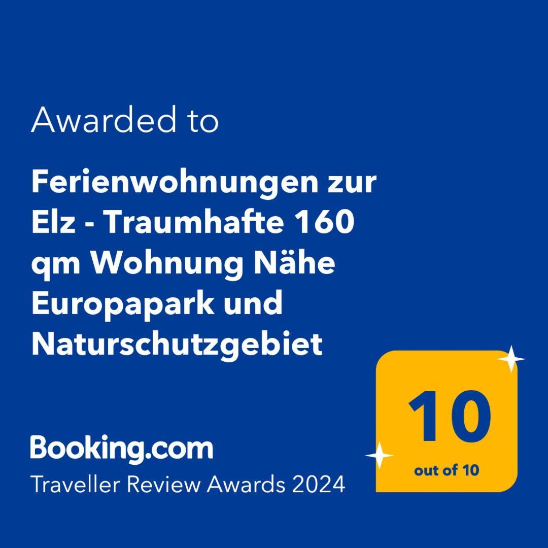Ferienwohnungen Zur Elz - Traumhafte 160 Qm Wohnung Mit Pool Und Garten Naehe Des Europaparks Kappel-Grafenhausen Buitenkant foto